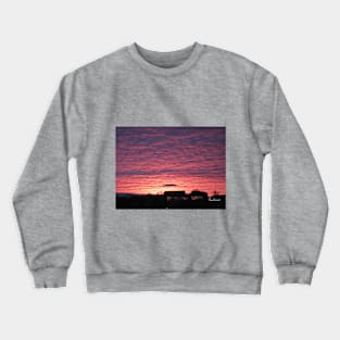 Sunset over South Queensferry Crewneck Sweatshirt